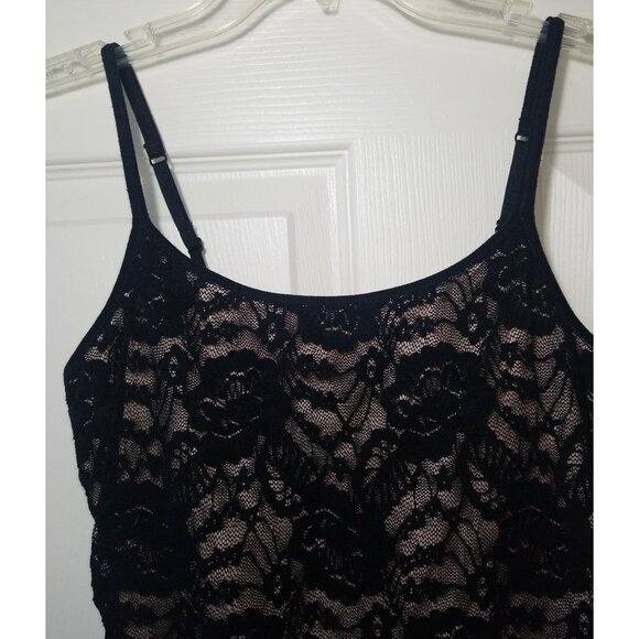 Express Best Loved Bra Cami Black Lace Size Med Black Express String Lace Top - Picture 4 of 6